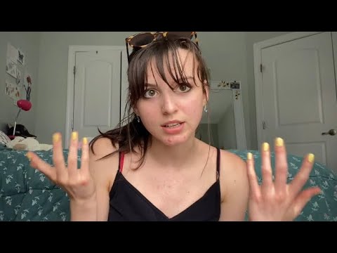 Friend crashes at your place and won't let you sleep asmr pov