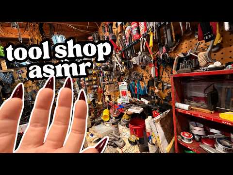 lofi asmr in tool shed TONS of sounds for sleep and relaxation