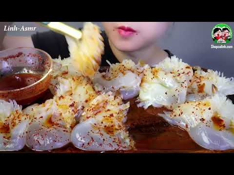 ASMR EATING JELLYFISH COMPILATION EATING SOUNDS LINH ASMR