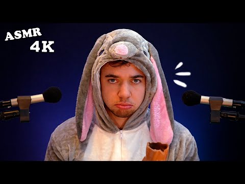 ASMR :  CLIQUE PAS .... je suis un lapin de paque ....