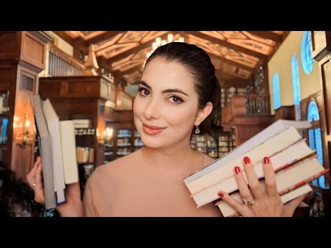 ASMR NA BIBLIOTECA DE OXFORD - Sons de livros, páginas e sussurros | Sweet Carol