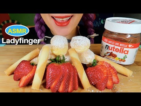 ASMR 하와이 맛집 "릴리하 베이커리" 레이디핑거+누텔라 먹방 |”Liliha Bakery” LADYFINGER WITH NUTELLA  CURIE. ASMR