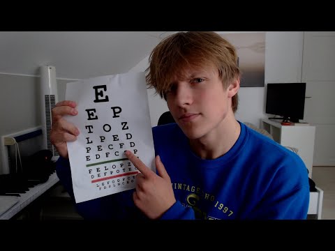 1 MINUTE Eye Exam - OliverWhispersASMR