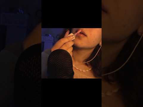 Satisfying Lip Gloss ASMR Mouth Sounds #relaxing #tingles #oddlysatisfying #shorts #sleep #sleepaid
