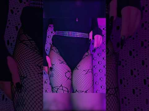 my nails always get stuck in my fishnets :( #asmr #fishnets #asmrtriggers