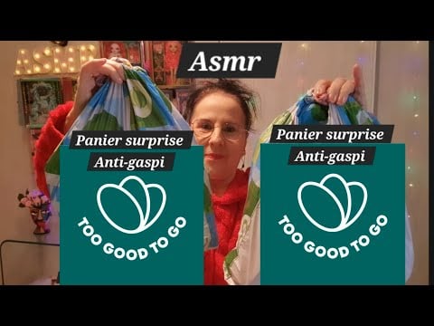 ASMR français, Paniers anti-gaspi "Too Good To Go" (vidéo enregistrée le 12 janvier 2026)