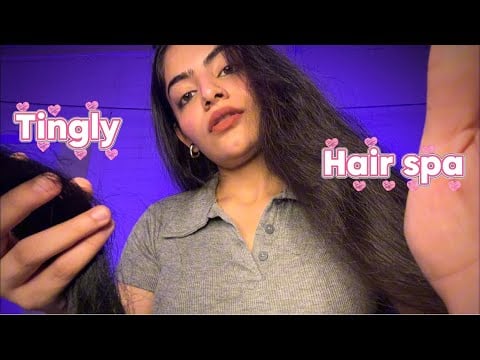 ✨ Midnight Cozy Haircut & Spa | Whispered ASMR for Deep Sleep 🌙