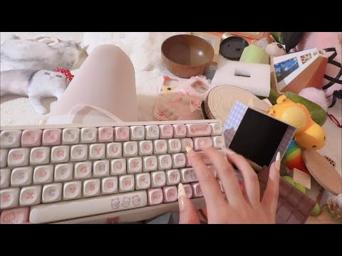 Sleep Aid ASMR | Cute Girl Gentle Whisper & Scraping Sounds
