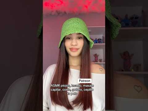 Asmr piojos, lavado, masaje capilar, corte, gotero, cepillo tu pelo