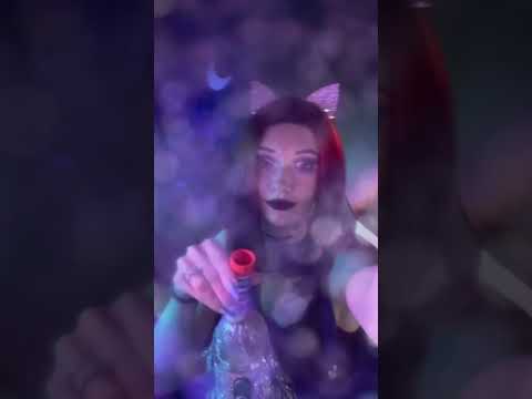 Tingly glue ASMR during thunderstorm ⛈️ #tingles #relax #asmrshorts #glueasmr #asmrcommunity #sleep