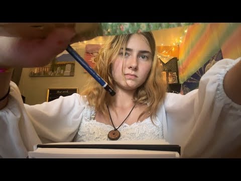 measuring you with ribbon and drawing you | ASMR | ~lofi~