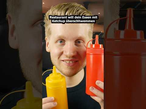 Restaurant will dein Essen mit Ketchup überschwemmen #asmr