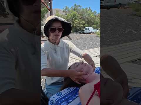 Una masajista me sorprendió con todos los movimientos que hizo con sus manos #relax #massage #short