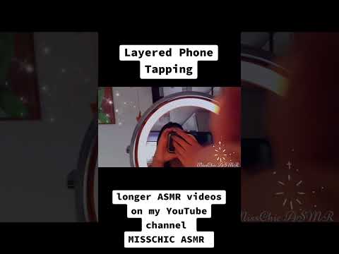 ASMR LAYERED PHONE TAPPING #asmrshorts #asmrtapping #asmrtappingnotalking #phonetapping