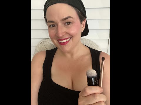 Face brushing + touching + positive affirmations :)