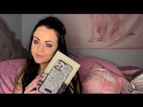 ASMR haul w/ whispered rambles (crinkling & tapping)