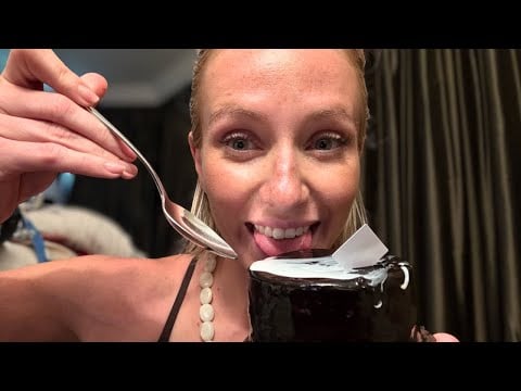 ASMR Birthday Cake Mukbang 🍰 Let's Catch Up!