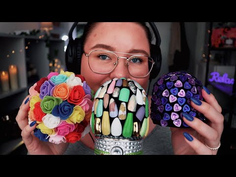 ASMR Med mina handmade mic covers ♥