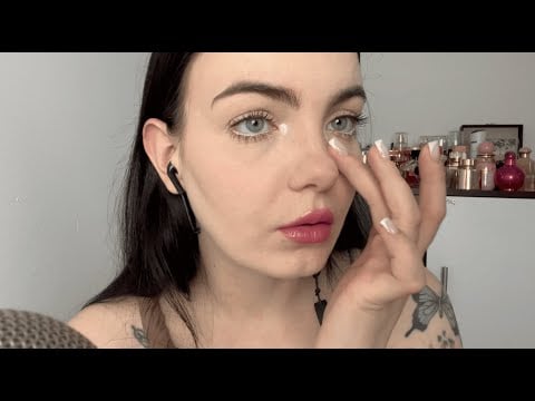 ASMR   Face Tracing & Mouth Sounds #asmr #mouthsounds #spitpainting #visualasmr