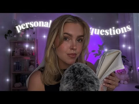 ASMR SUOMI kysyn sulta 60 henkilökohtasta kysymystä | lähikuiskauksia, inaudiblea & käsiääniä