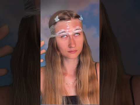 ASMR make up. How to bleach eyebrows