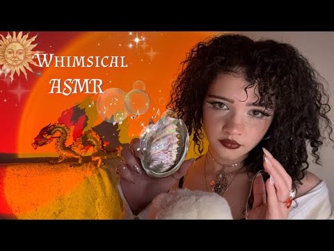 Whimsical Whispers ASMR ✨🐚🗝️ (Soft ocean sounds,Hair brushing,Personal attention,Gentle whispers) 