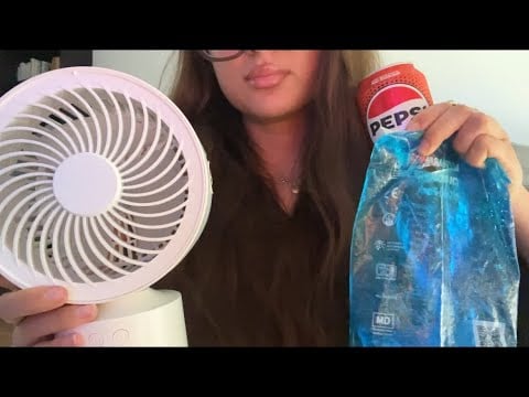 ASMR Cooling You Down ☀️ 🧊 | lofi, camera touching, whispering 
