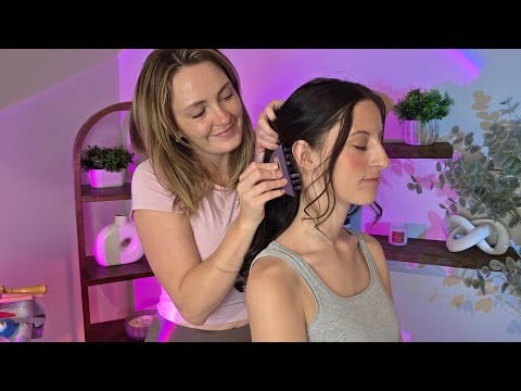 ASMR Relaxing Neck, Shoulder & Arm Tingles | Ice Globes, Rolling Pin & Pressure Point Therapy
