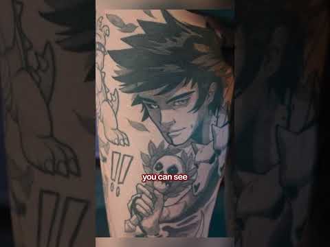 ASMR - My Hades tattoo was definitely worth the pain #shorts