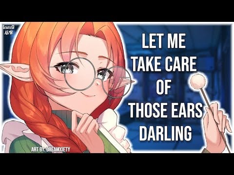 [3DIO] Wholesome Elf Girlfriend Ear Cleaning Ritual ASMR | Fluffy Ear Picks & Cozy Ear Treatment