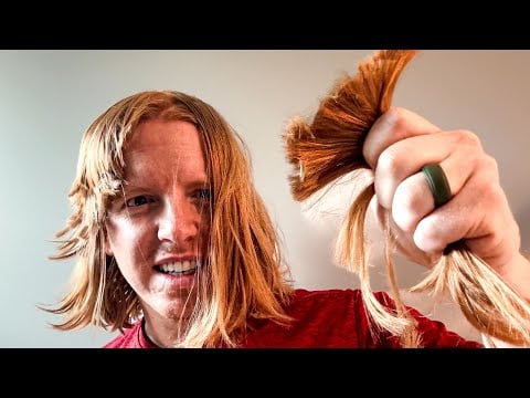 ASMR Barber | Giving Myself A Haircut