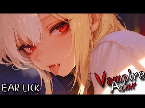 ‼️ (ASMR) Hypnotic Vampire Ear Licks [NO TALKING] 💕