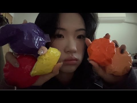 과일종이스퀴시 asmr Fruit Paper Squish