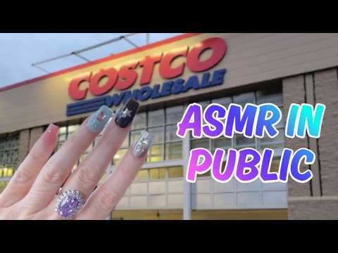 ASMR Gum Chewing COSTCO Store Walk Through | Whispered Voice Over