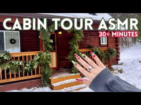 wintery cabin tour for cozy sleep & tingles (lofi asmr)