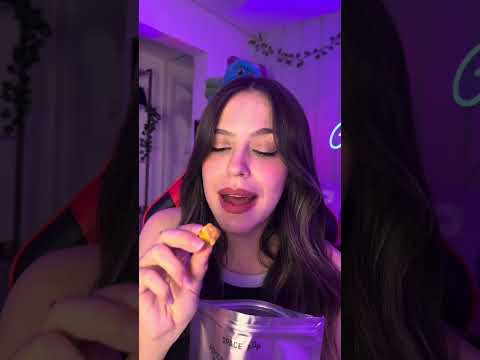 ASMR PROVANDO PIPOCA VIRAL DO TIKTOK