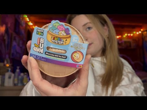 ASMR dumpling squishy bun! 🥟🥟
