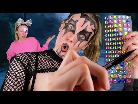 ASMR JoJo Siwa gives you a makeover 💋🖤
