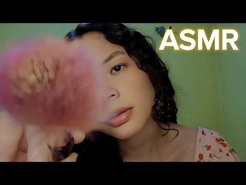 ASMR: MAQUIAGEM delicada PARA pessoas CANSADAS que precisam DORMIR RÁPIDO 😴