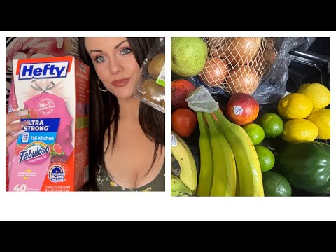 ASMR Grocery Haul Tapping *whispered*
