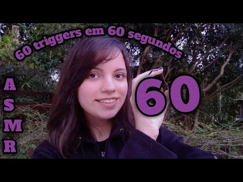 ASMR - 60 triggers em 60 segundos (fast and aggressive)