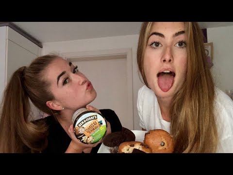 Mukbang mit Ben & Jerries und veganen Muffins😛 | mein neuer Job, YouTube Money 💴 usw.