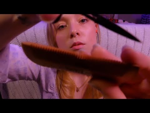 Girlfriend beard trim 😘 ASMR