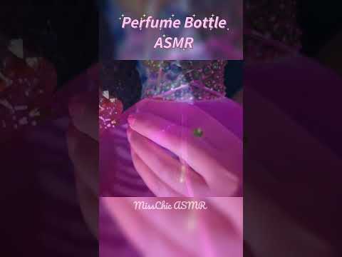 ASMR PERFUME BOTTLE SCRATCHING - Layered Sounds 💗✨ #asmrsounds #asmrscratching #asmrglass