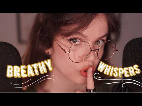 ASMR Up Close Breathy Flirty Ear to Ear Whispers 🌬️💣 (only way to save you)