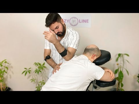 Asmr Chair Massage - Neck, Shoulder, Back and wonderful head massage