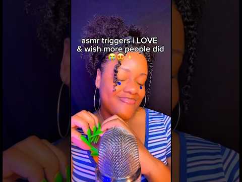 asmr triggers i LOVE & wish more people did 😍💙✨ #asmr #shorts