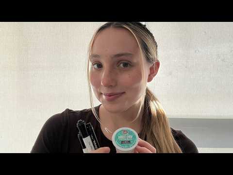 ASMR doing your eye makeup with wrong products 👀🎨(whispered, personal attention, LoFi)