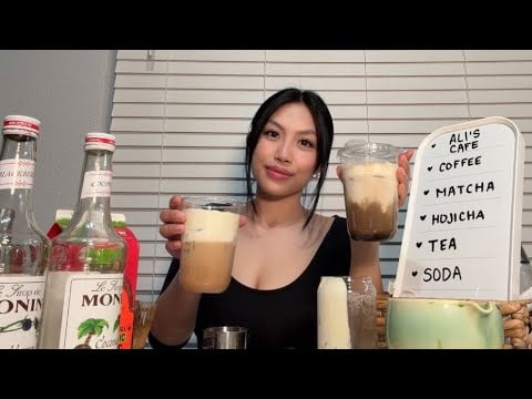LOFI ASMR Barista makes your drinks at Cafe 🍵 (Roleplay)