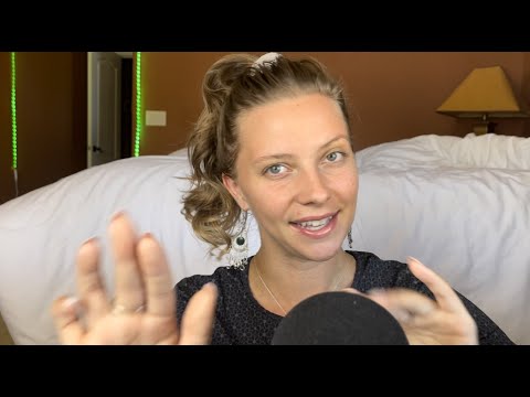 ASMR | morning ☀️ wake up meditation, Soft Spoken, finger flutters, screen touches